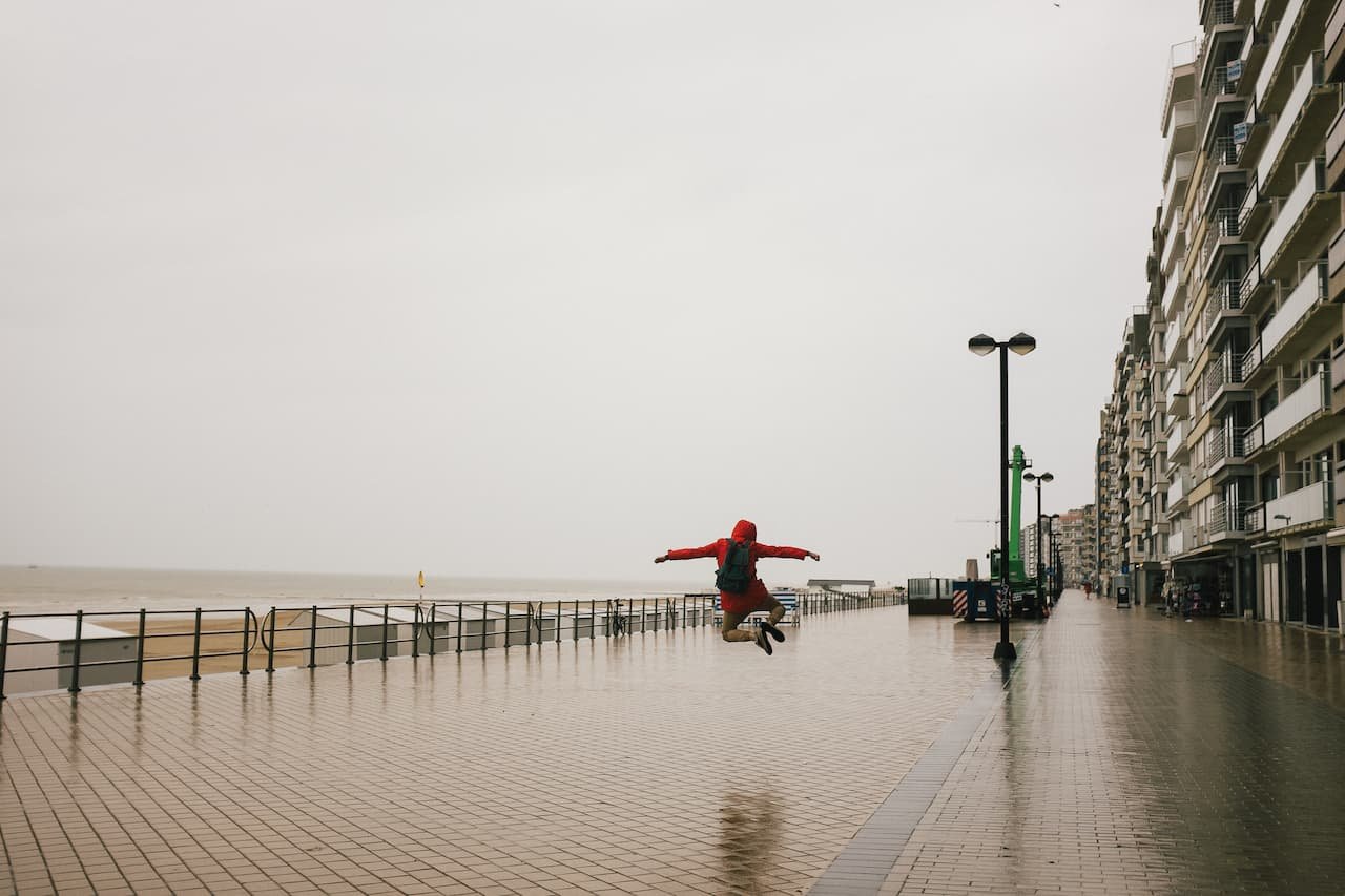 Koksijde par mauvais temps